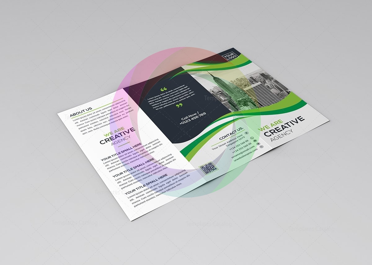 Corporate Business Trifold Brochure Template - Graphic Nova | Stock ...