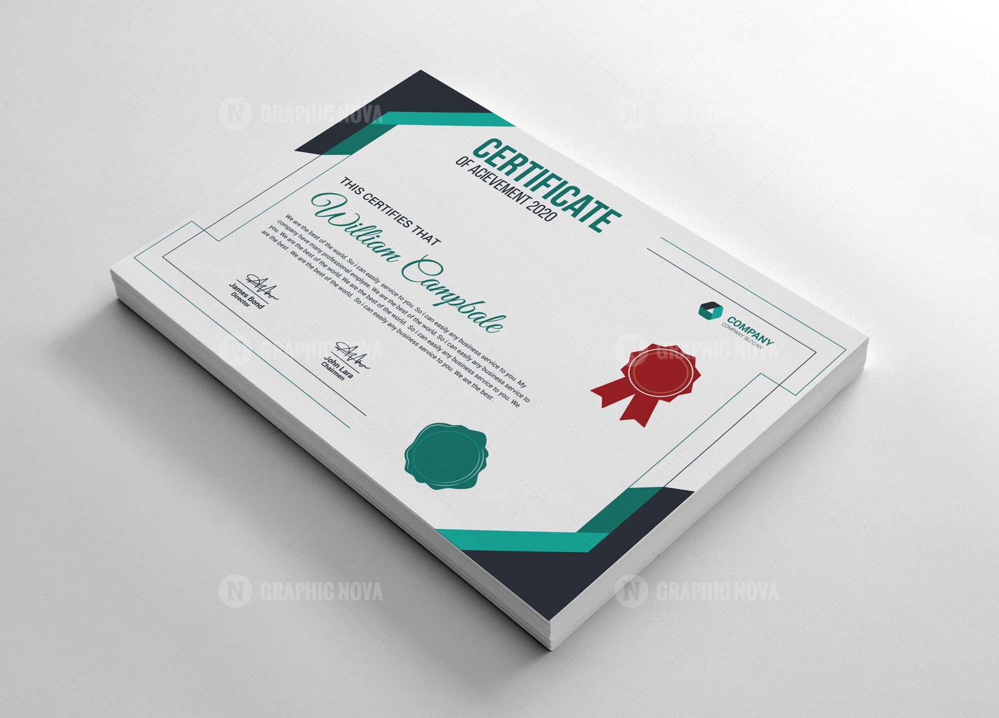 Membership Certificate Template - Graphic Nova  Stock Graphic Store In New Member Certificate Template